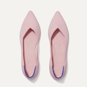NWOT Rothy’s “The Point” blush flats